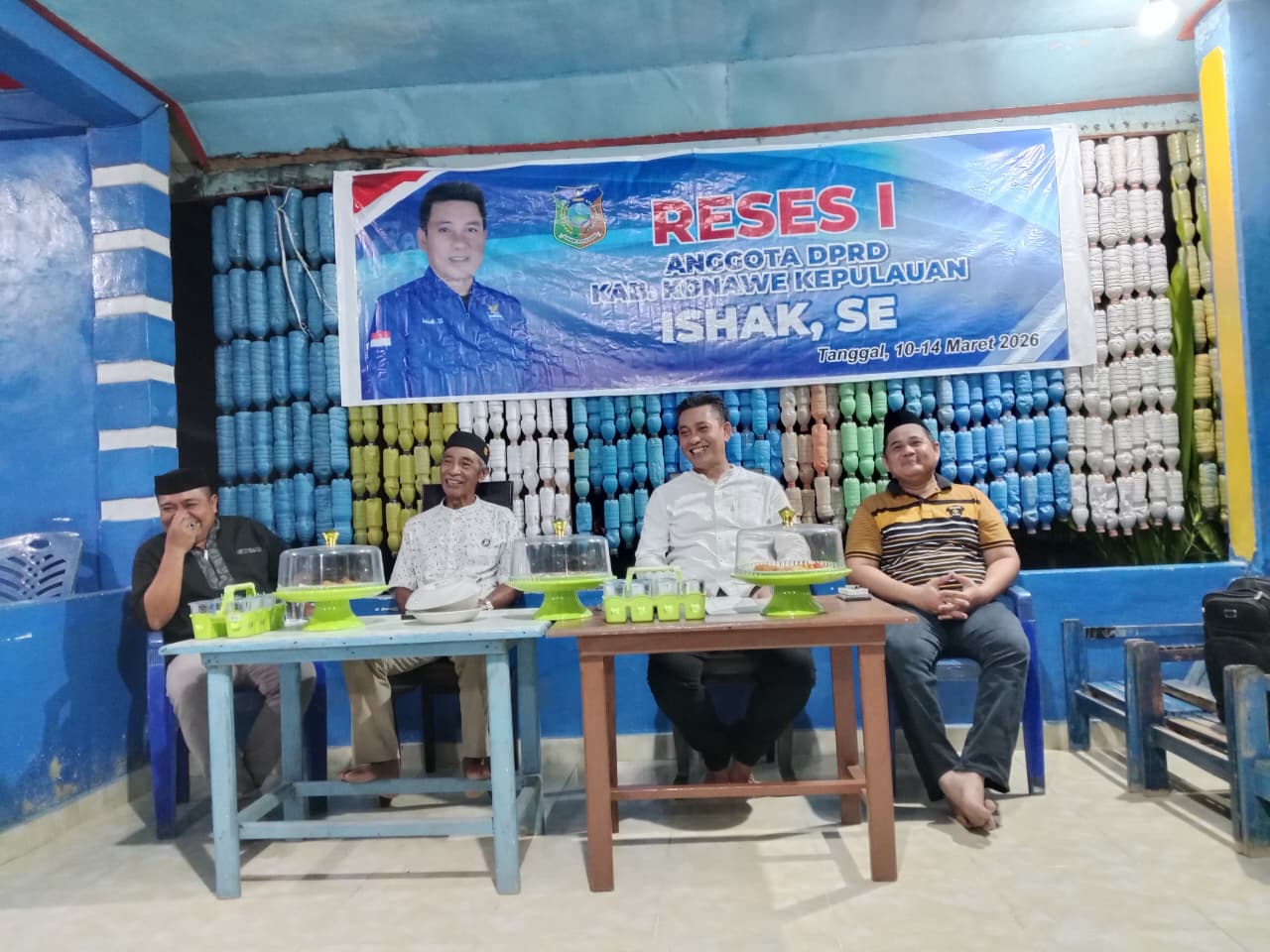 Reses di Wawonii Selatan, Ketua DPRD Konkep Serap Aspirasi Tiga Desa